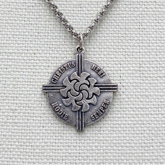 Christs Heri Hodie Semper Jubilaeum Medal A.D. 2000 Made In Italy - Picture 8 of 8